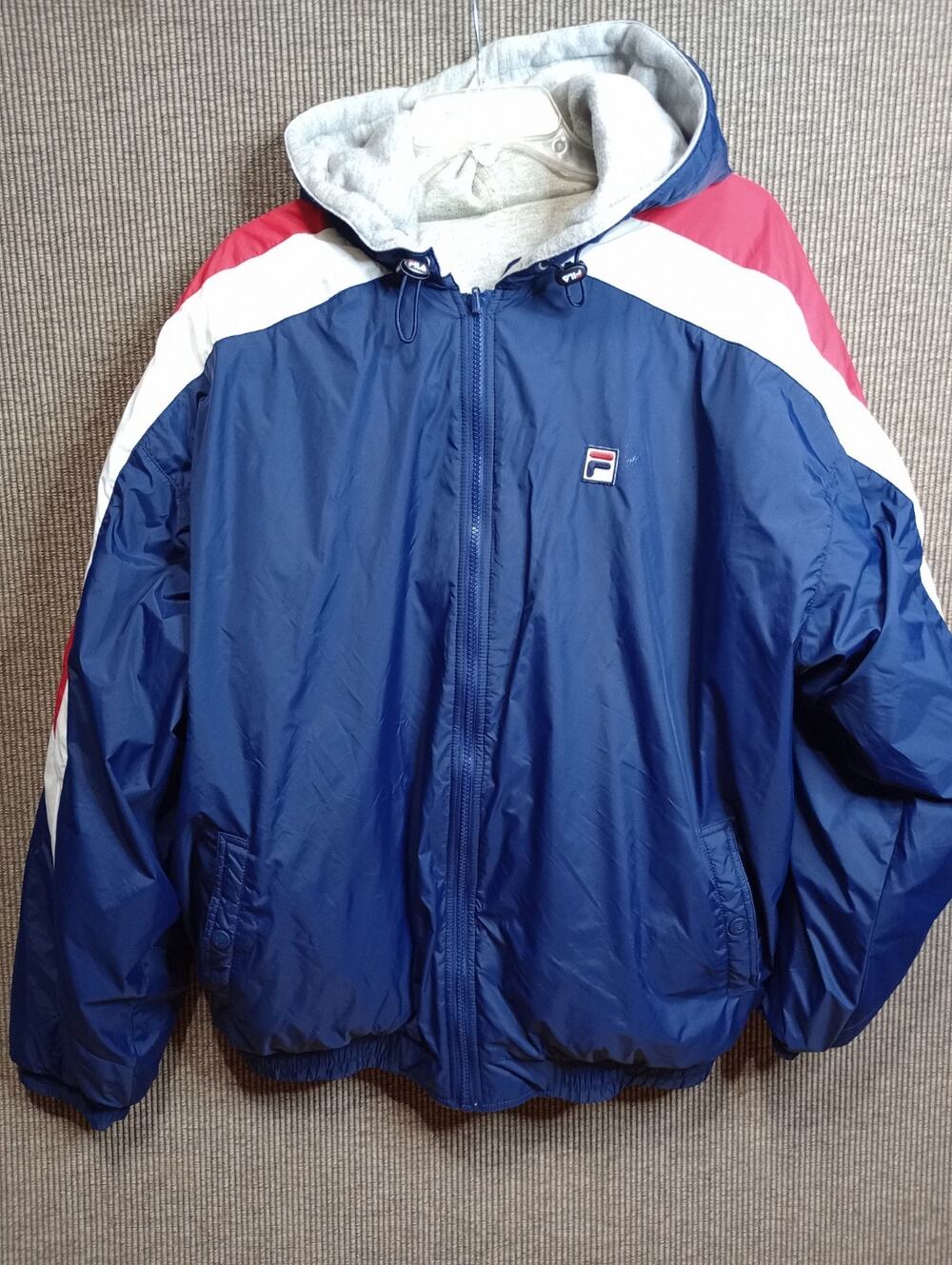 Vintage Fila Reversible Winter Jacket Color Block
